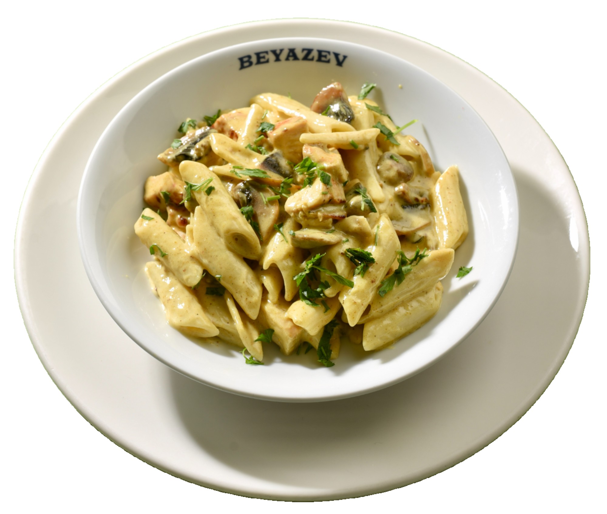 Mantarlı Tavuklu Makarna